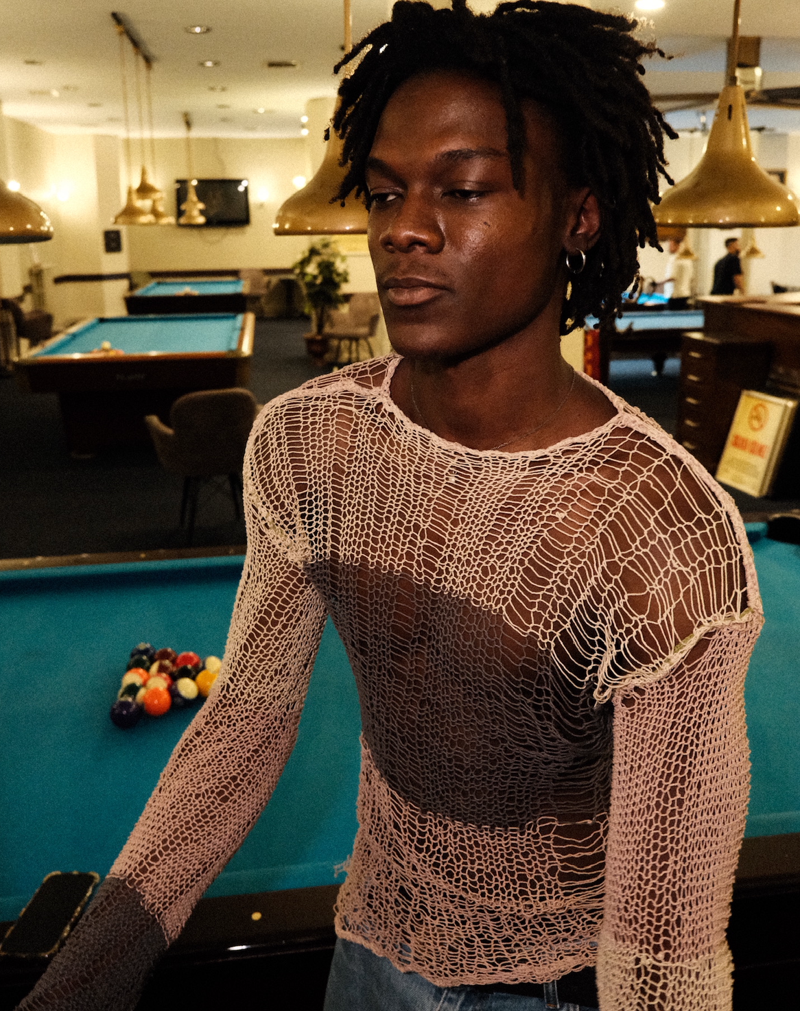 Nude Web Knit Sweater