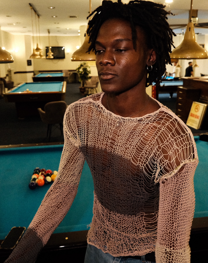 Nude Web Knit Sweater