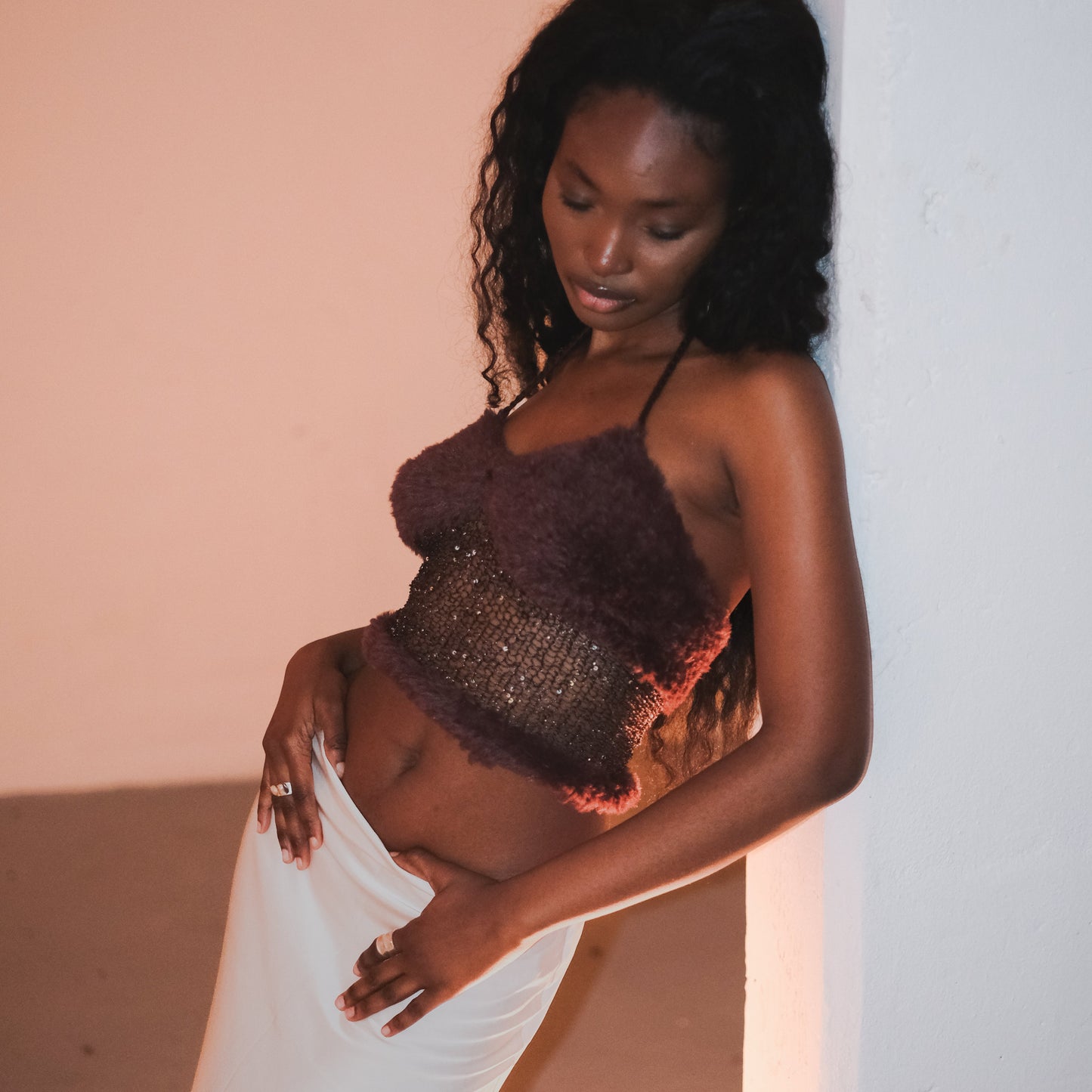 Velvet Moss Knit Top