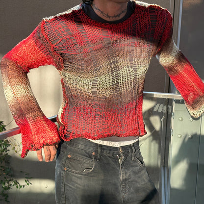 Lav Messy Knit Sweater for Men
