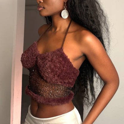 Velvet Moss Knit Top