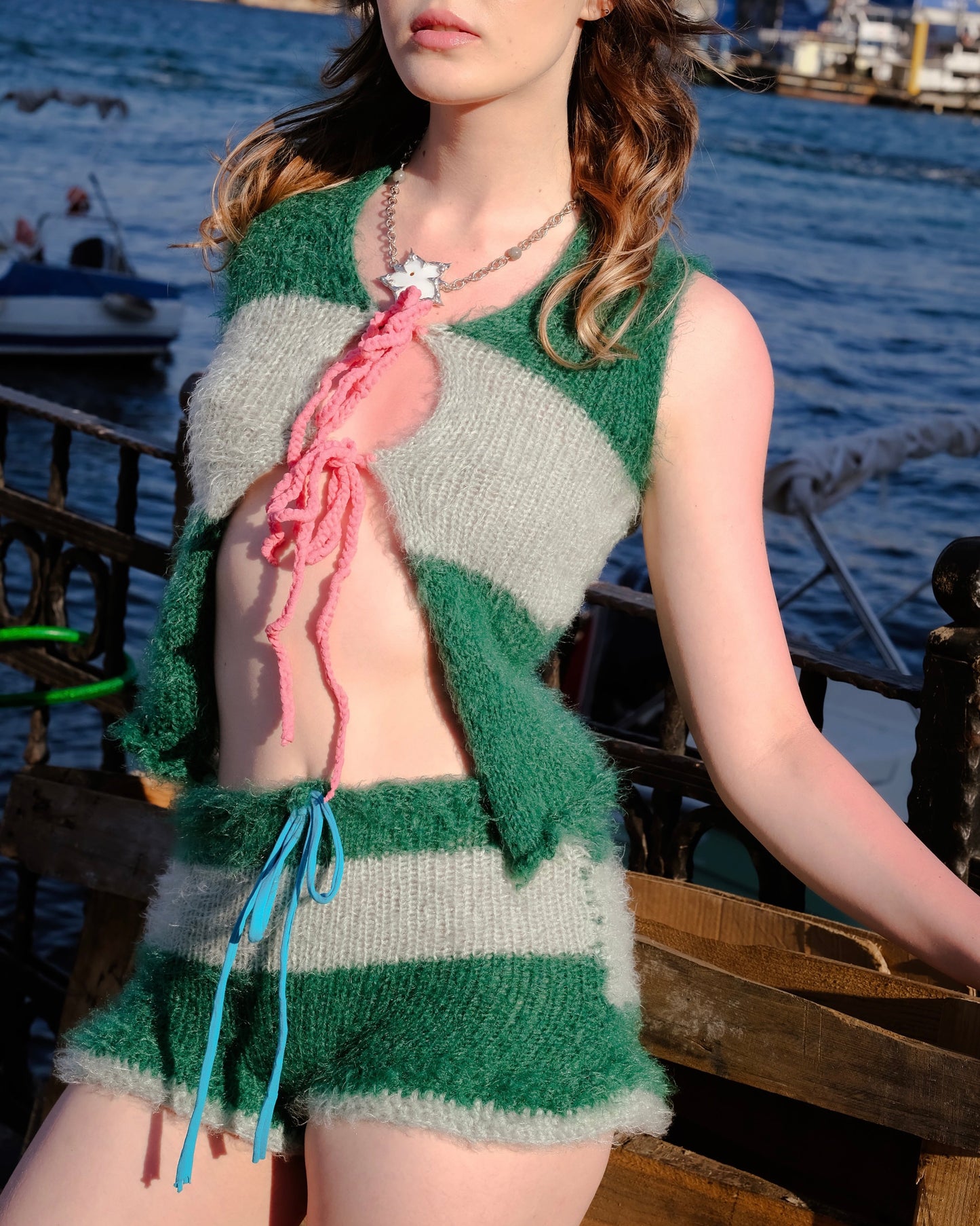 Amalfi Knit Set Aqua Version