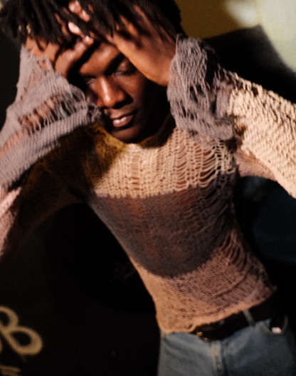 Nude Web Knit Sweater