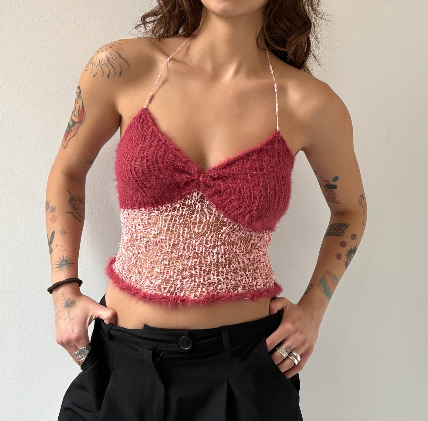 Strawberry Heat Knit Top