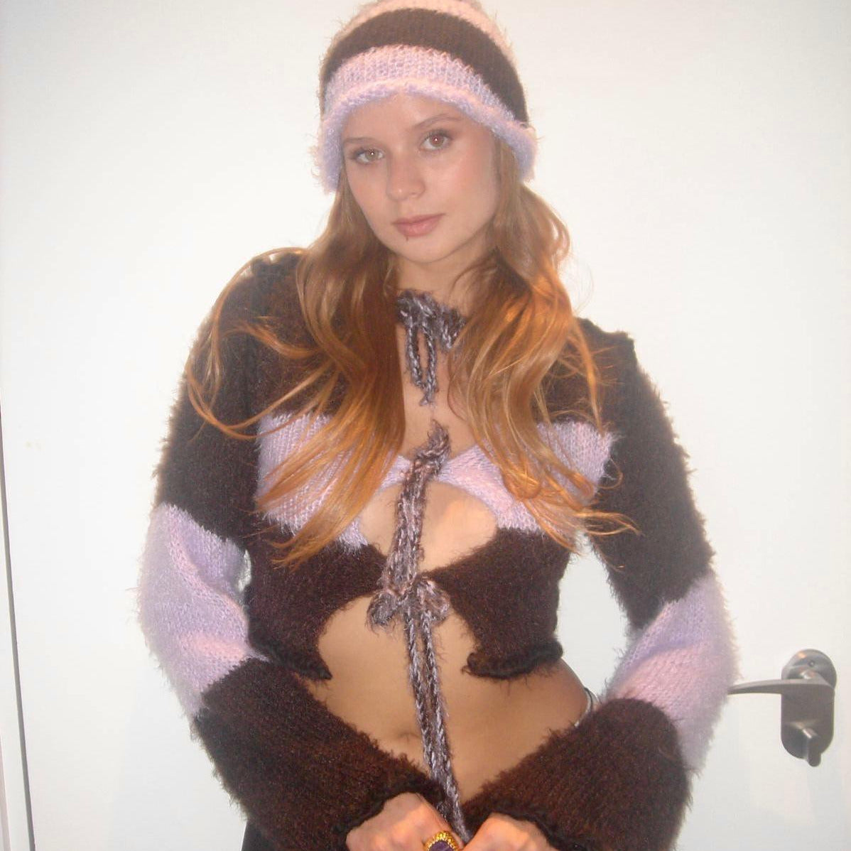 Sugar Knit Sweater with Beanie