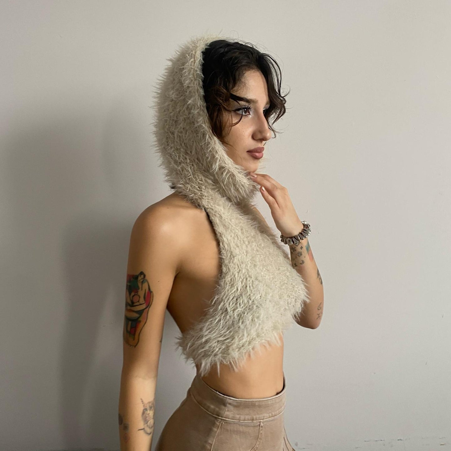 Fluffiest Hoodie Knit Top