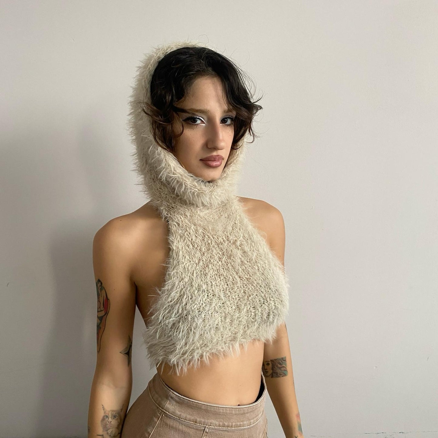 Fluffiest Hoodie Knit Top