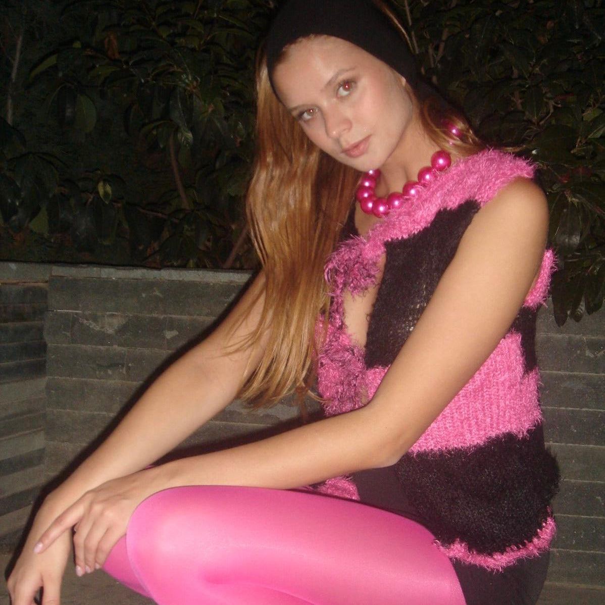 PINK 2003 KNIT VEST