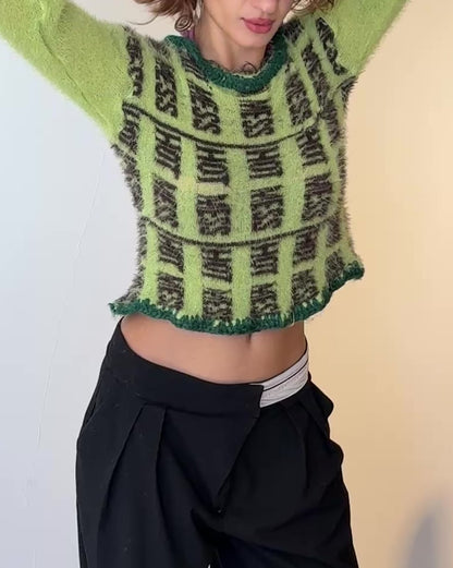Matcha Mess Knit Sweater