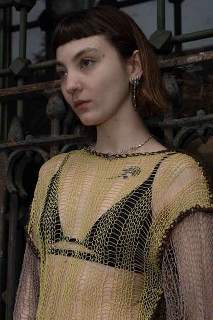 Butter Messy Web Knit Sweater